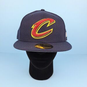 Cleveland Cavaliers Hat Size 7 1/2 Navy Blue 5950 Fitted Cap New Era 59Fifty NBA